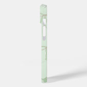 Fresh Mint Bow Pattern Case-Mate iPhone Hülle (Rückseite / Links)