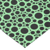 Fresh mint vibes bubbles tischdecke (Schrägansicht)