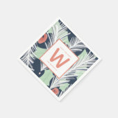 Fresh Mod Merry Holiday Party Napkin Serviette (Ecke)