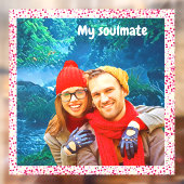 fresh modern personalized design red hearts fensteraufkleber (Blatt 2)