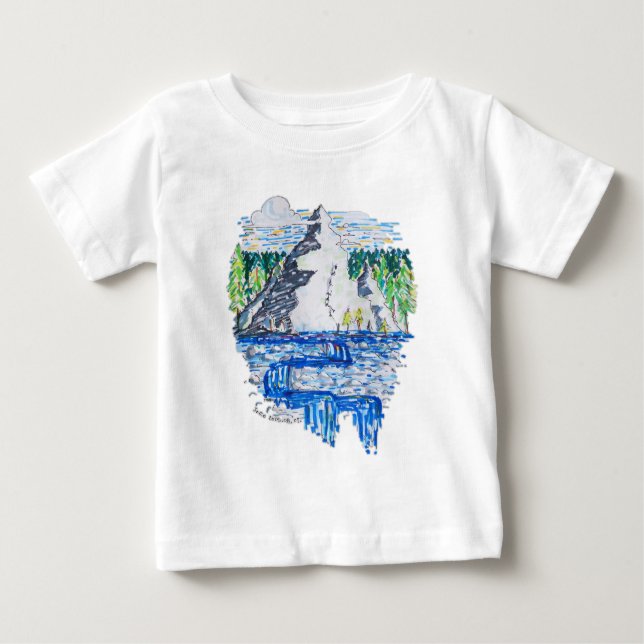 Fresh Mountain Baby T-shirt (Vorderseite)