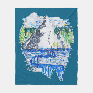 Fresh Mountain Fleecedecke