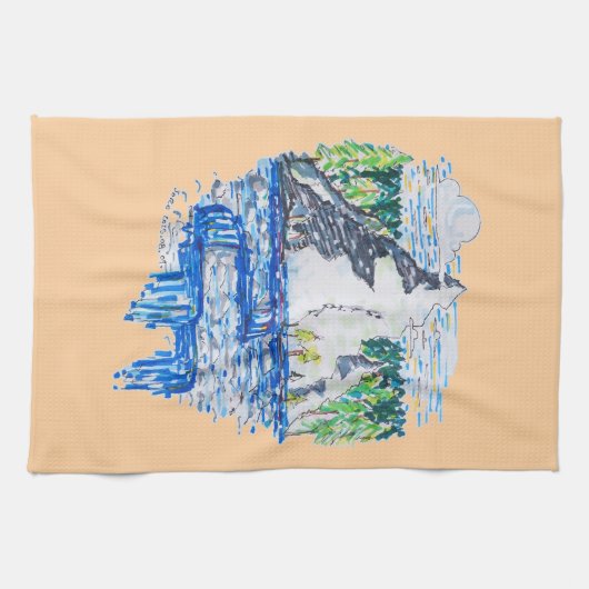 Fresh Mountain Geschirrtuch (Horizontal)