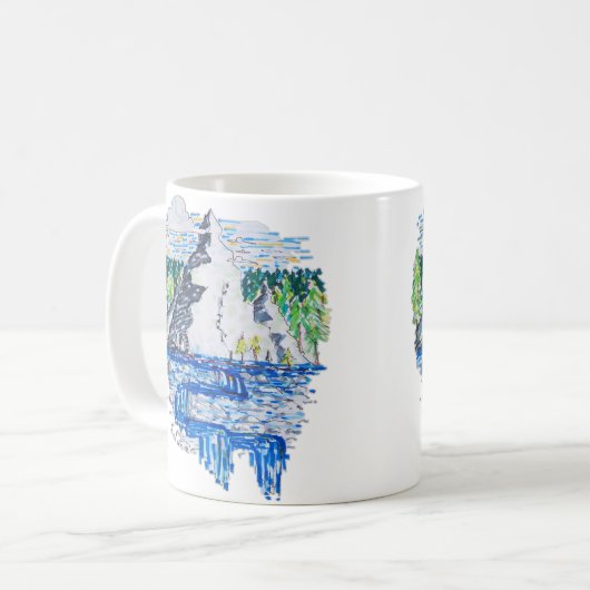 Fresh Mountain Kaffeetasse (Vorderseite Links)