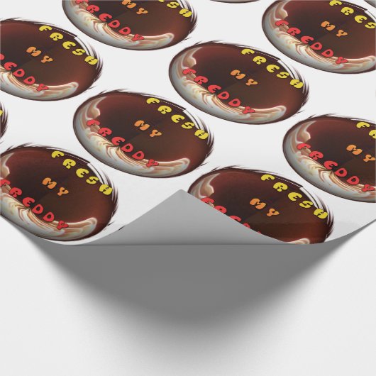 Fresh My Freddy Art Print Geschenkpapier (Ecke)