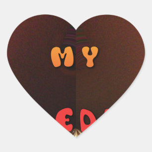 Fresh My Freddy Art Print Herz-Aufkleber