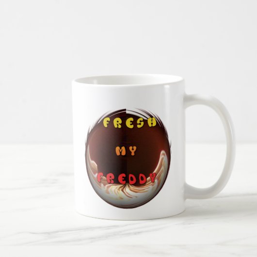 Fresh My Freddy Art Print Kaffeetasse (Rechts)
