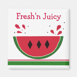 Fresh N' Juicy Watermelon Magnet