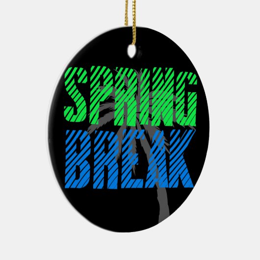 Fresh Neon Spring Break Keramikornament (Rechts)