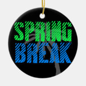 Fresh Neon Spring Break Keramikornament (Vorne)