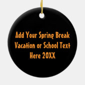 Fresh Neon Spring Break Keramikornament (Hinten)