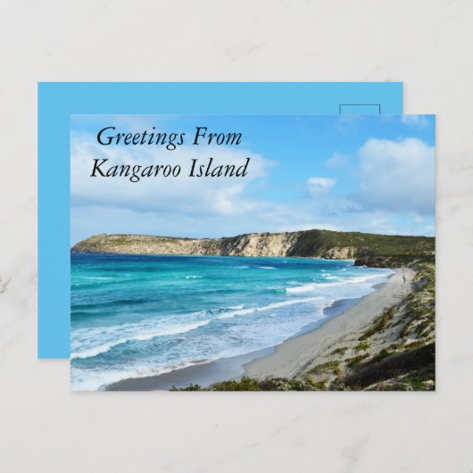 Fresh Ocean Breezes, Kangaroo Island, Australien, Postkarte (Vorne/Hinten)