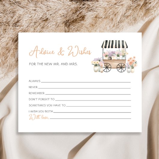 Fresh off Market Advertising and Wishings Card