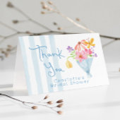 Fresh off Market Aquarellblume Vielen Dank Karte