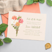 Fresh off Market Blume Bouquet Brautparty Einladung
