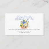 Fresh off Market Brautparty Aktie ein Rezept Begleitkarte (Vorderseite)