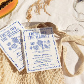 Fresh off Market Brautparty, Bauer Market Einladung