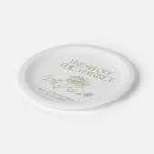 Fresh off Market Brautparty, Bauer Market Pappteller (Schrägansicht)