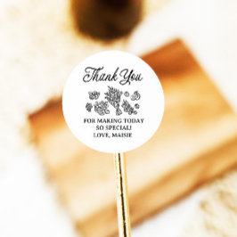 Fresh off Market Brautparty, Bauer Market Runder Aufkleber