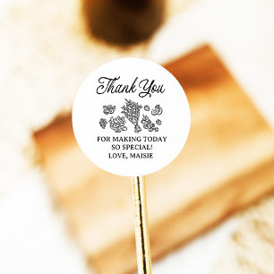 Fresh off Market Brautparty, Bauer Market Runder Aufkleber