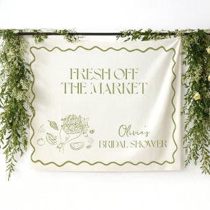 Fresh off Market Brautparty, Bauer Market Wandteppich