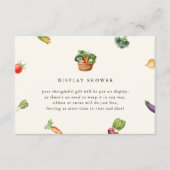 Fresh off Market Brautparty Display Dusche Begleitkarte (Vorderseite)