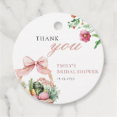 Fresh off Market Brautparty Geschenkanhänger (Vorderseite)