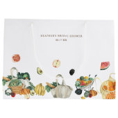 Fresh off Market Brautparty Große Geschenktüte (Rückseite)