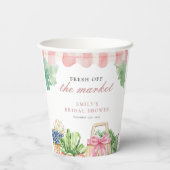 Fresh off Market Brautparty Pappbecher (Rückseite)