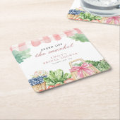 Fresh off Market Brautparty Rechteckiger Pappuntersetzer (angewinkelt)