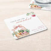 Fresh off Market Brautparty Rechteckiger Pappuntersetzer (angewinkelt)