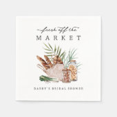 Fresh off Market Brautparty Serviette (Vorderseite)