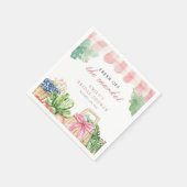 Fresh off Market Brautparty Serviette (Ecke)