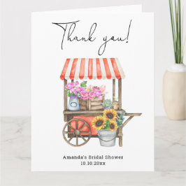 Fresh off Market Brautparty Vielen Dank Dankeskarte
