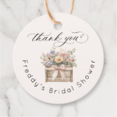 Fresh off Market Brautparty Vielen Dank Geschenkanhänger (Vorderseite)