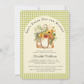 Fresh off Market Bridal Dusche Einladung (Vorderseite)