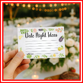Fresh off Market Date Night Ideas Bridal Begleitkarte