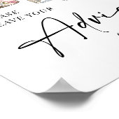 Fresh off Market Floral Jar Advice Poster (Ecke)