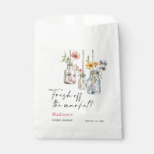 Fresh off Market Floral Jar Brautparty Geschenktütchen (Vorderseite)