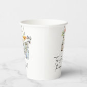 Fresh off Market Floral Jar Brautparty Pappbecher (Rechts)