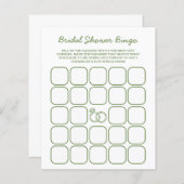 Fresh off Market Green Brautparty Bingo (Vorne/Hinten)