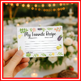 Fresh off Market Mein Lieblingsrezept Begleitkarte