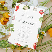 Fresh off Market Modern Farm Brautparty Einladung