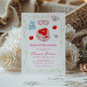 Fresh off Market Modernes Brautparty Einladung