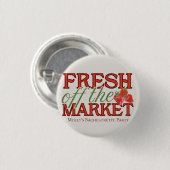 Fresh Off Market - Personalisiert Modernes Bridal Button (Vorne & Hinten)