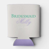 Fresh Off Market - Personalisiert Modernes Bridal Dosenkühler (Rückseite)