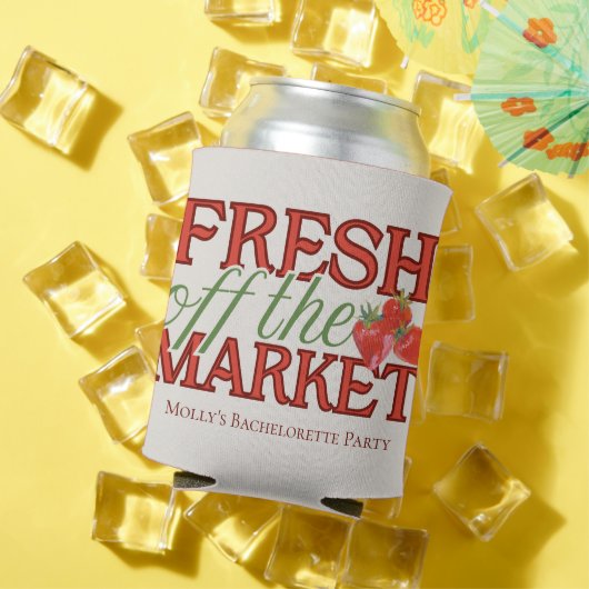 Fresh Off Market - Personalisiert Modernes Bridal Dosenkühler (In Situ Sommer)