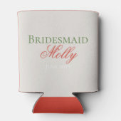 Fresh Off Market - Personalisiert Modernes Bridal Dosenkühler (Rückseite)