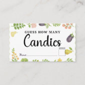 Fresh off Market Rate wie viele Candies Bridal Begleitkarte (Vorderseite)