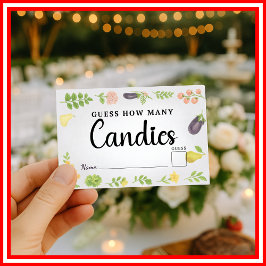 Fresh off Market Rate wie viele Candies Bridal Begleitkarte